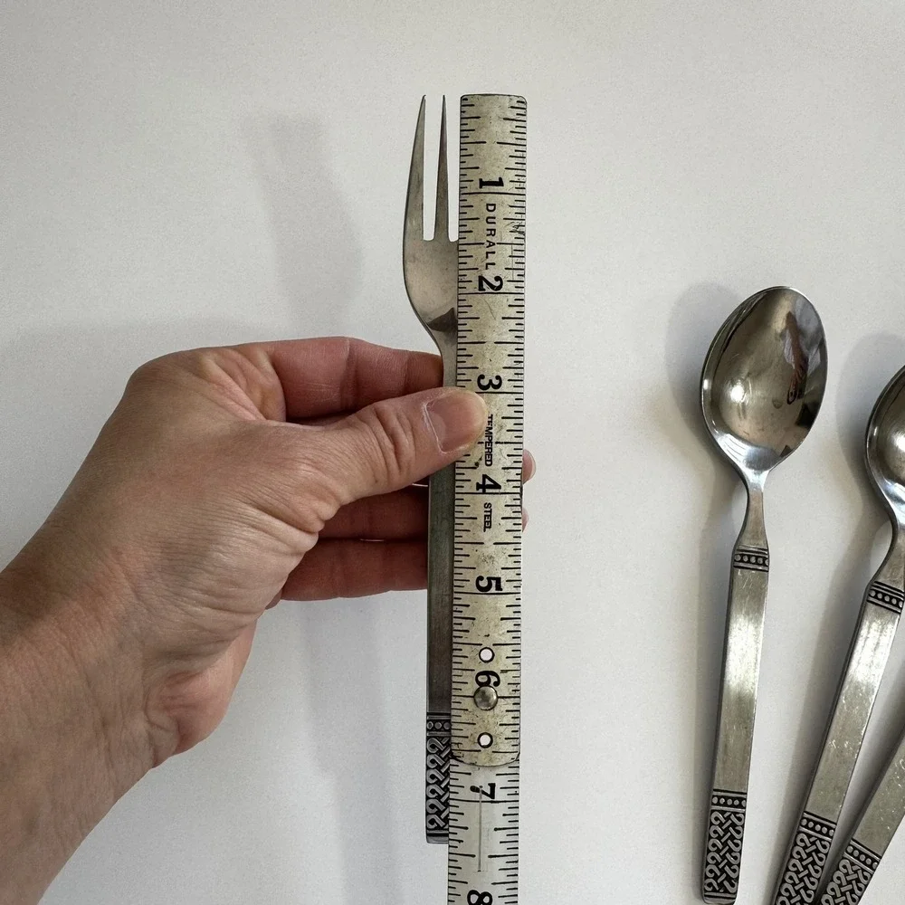 DANIKA MSI Celtic‎ Knot Stainless Mixed Lot 8 Pc Forks And Spoons Japan MCM